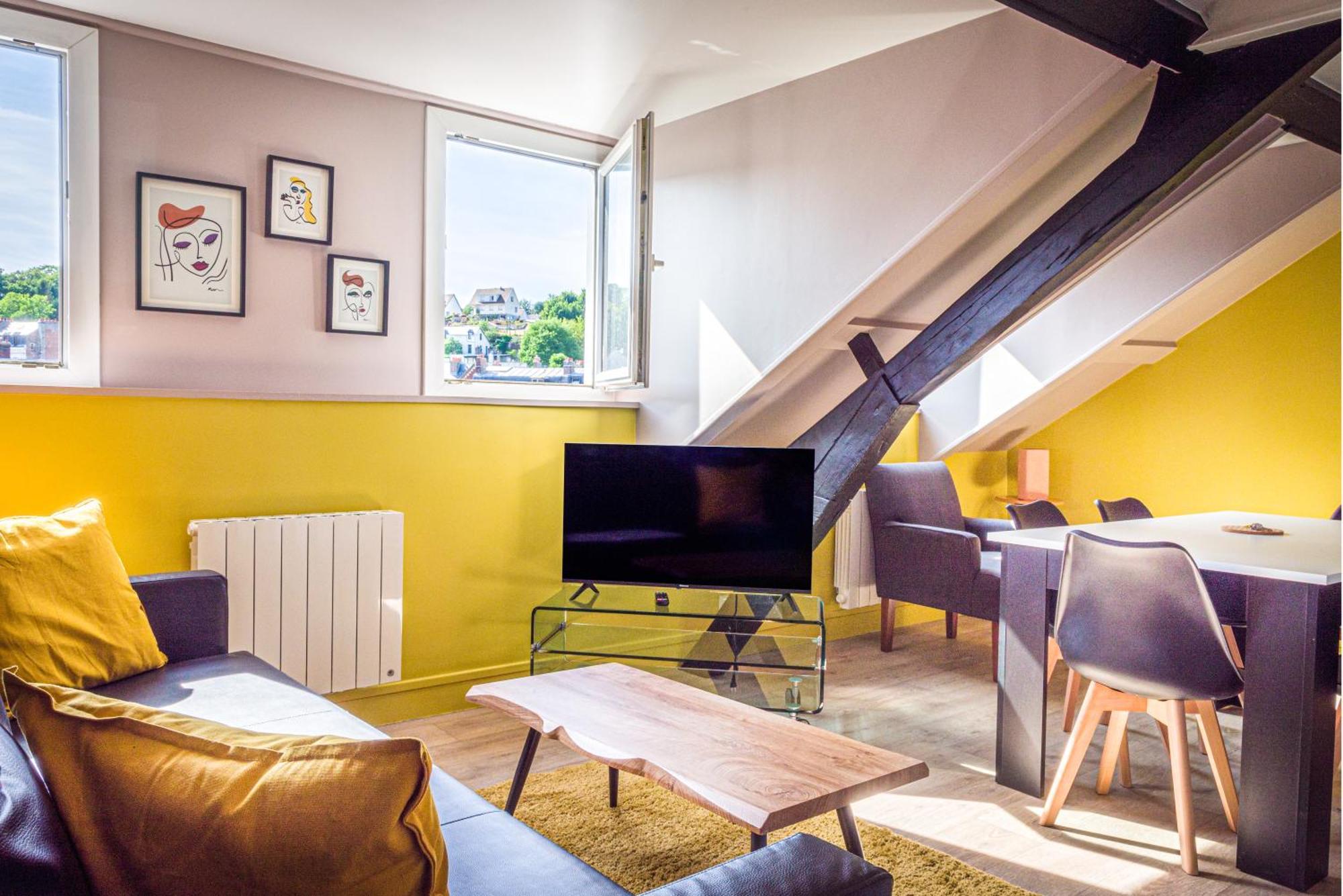 Etablissement Avec Deux Appartements De Trois Chambres Centre Ville, Proche Plage Dieppe Zewnętrze zdjęcie